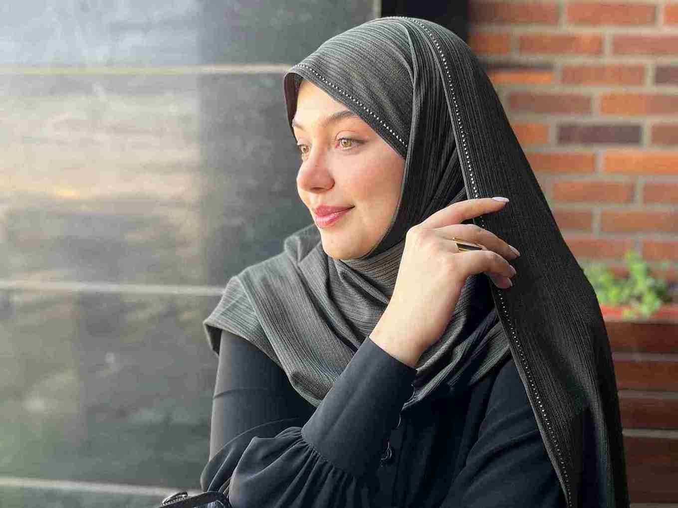 تصویر 2 از خرید عمده شال کشی نگین دار + قیمت تولیدی